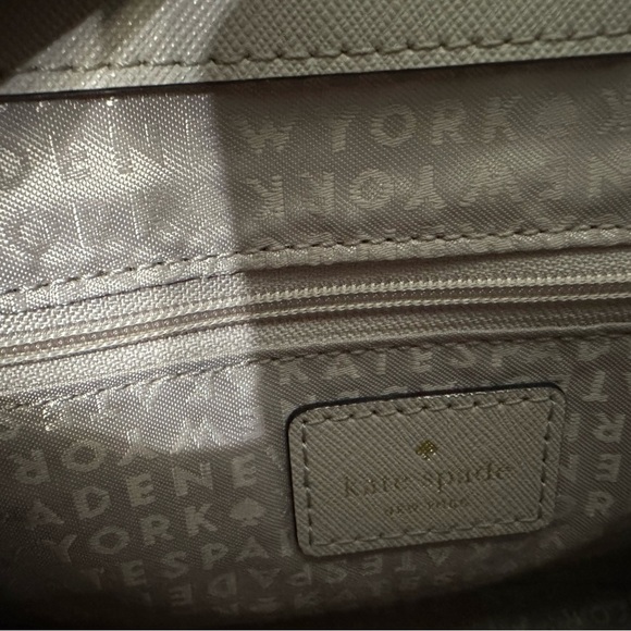 -SOLD-Kate Spade Emmie Flap Pebbled Leather Crossbody Bag Rose Smoke K8215 - Picture 6 of 15